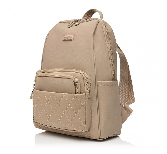 Рюкзак жіночий з поліестера бежевий BAGS4LIFE 88002