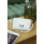 Женская сумка из натуральной кожи бело-молочная BAGS4LIFE 99167 с клапаном и застежкой