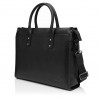 Чоловіча сумка-портфель з натуральної шкіри чорна BAGS4LIFE MAN 6930-3