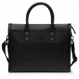 Чоловіча сумка-портфель з натуральної шкіри чорна BAGS4LIFE MAN 6930-3