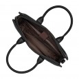 Чоловіча сумка-портфель з натуральної шкіри чорна BAGS4LIFE MAN 6930-3