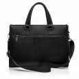 Чоловіча сумка-портфель з натуральної шкіри чорна BAGS4LIFE MAN 6920-3