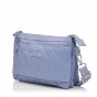 Сумка крос-боді жіноча з поліестера бузкова BAGS4LIFE 88007 стьобана кишеня