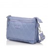 Сумка кросс-боди женская из полиэстера сиреневая BAGS4LIFE 88007 стеганный карман