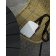 Женская сумка из натуральной кожи для смартфона белая Vito Torelli 1096/2 4070 с питоном