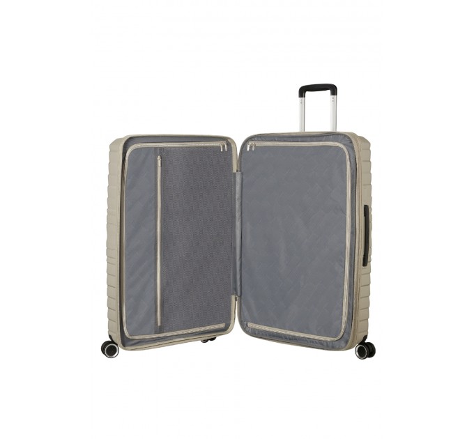 Большой чемодан из полипропилена American Tourister Flytwist MI1*05003 бежевый