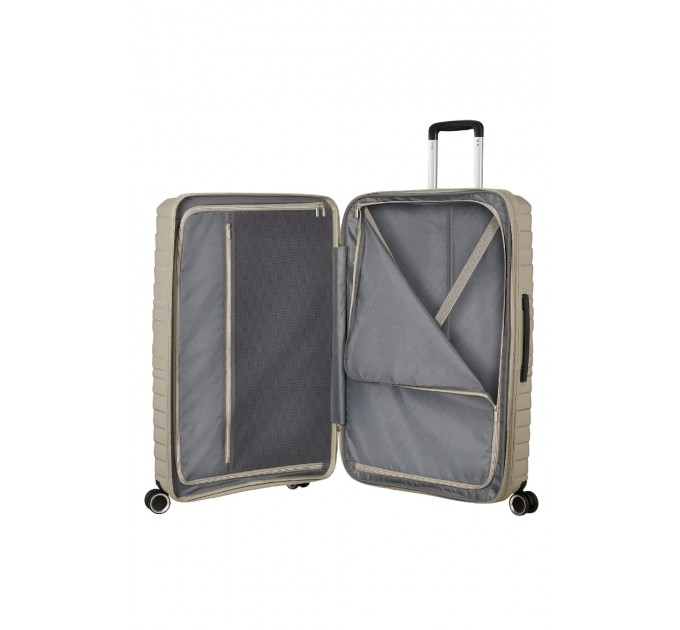 Большой чемодан из полипропилена American Tourister Flytwist MI1*05003 бежевый