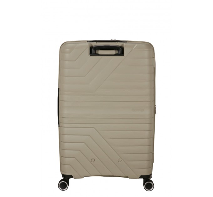 Большой чемодан из полипропилена American Tourister Flytwist MI1*05003 бежевый