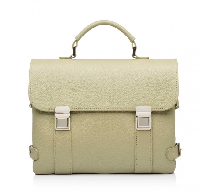 Ділова сумка-портфель для жінок Vito Torelli 1025 міні авокадо