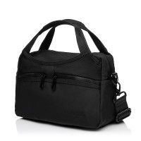 Жіноча сумка-тоут з поліестеру чорна BAGS4LIFE 66313 з двома ручками