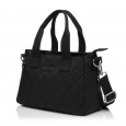 Жіноча сумка-тоут з поліестера черная BAGS4LIFE 88008 з ручками