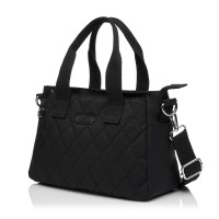 Жіноча сумка-тоут з поліестера чорна BAGS4LIFE 88008 з ручками