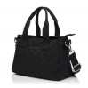 Жіноча сумка-тоут з поліестера черная BAGS4LIFE 88008 з ручками