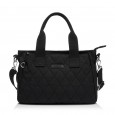 Жіноча сумка-тоут з поліестера черная BAGS4LIFE 88008 з ручками