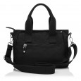 Жіноча сумка-тоут з поліестера черная BAGS4LIFE 88008 з ручками