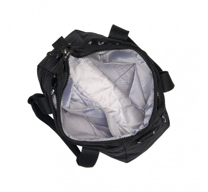 Жіноча сумка-тоут з поліестера черная BAGS4LIFE 88008 з ручками