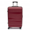 Велика валіза з поліпропілену BAGS4LIFE PP002 червона