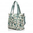Жіноча сумка-шопер з поліестера зелений принт BAGS4LIFE 91003