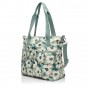 Жіноча сумка-шопер з поліестера зелений принт BAGS4LIFE 91003