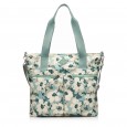 Жіноча сумка-шопер з поліестера зелений принт BAGS4LIFE 91003