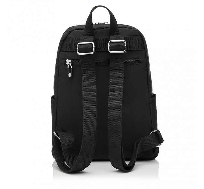 Рюкзак жіночий з поліестера чорний BAGS4LIFE 88002