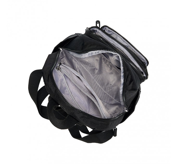 Рюкзак жіночий з поліестера чорний BAGS4LIFE 88002