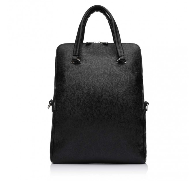 Рюкзак для жінок шкіряний чорний Vito Torelli 1039