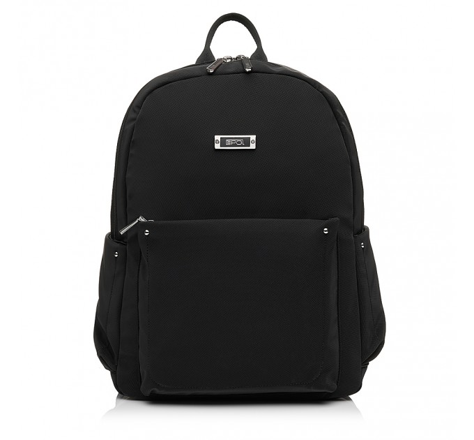Рюкзак женский из полиэстера черный EPOL 6116-06