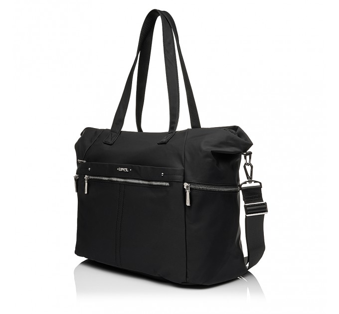 Женская сумка-шоппер из полиэстера черная EPOL 6102-08