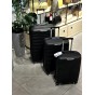 Валіза середня пластикова BAGS4LIFE PP1220 чорна