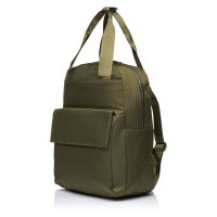 Рюкзак женский из полиэстера зеленый BAGS4LIFE W1033 хаки