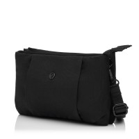 Сумка жіноча з полиэстера черна BAGS4LIFE 66907 плоска