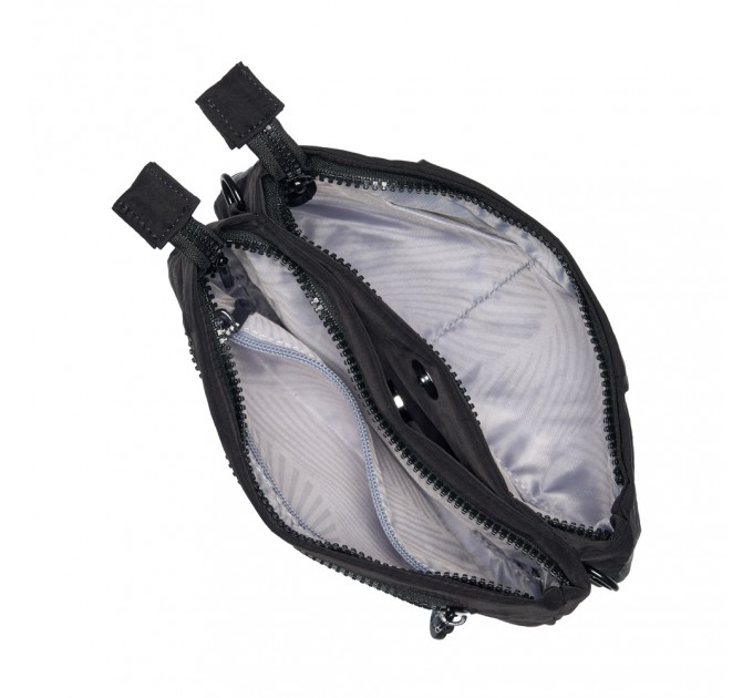 Сумка женская из полиэстера черная BAGS4LIFE 66907 плоская