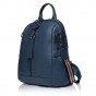Рюкзак для женщин из натуральной кожи синий BAGS4LIFE 6666