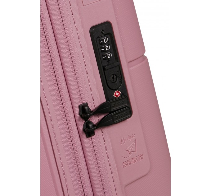 Чемодан маленький пластиковый, ручная кладь American Tourister Dashpop MG5*81001 розовый