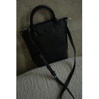 Сумка женская из натуральной кожи черная BAGS4LIFE 8092 с клапаном и кнопкой Сумка женская из натуральной кожи черная BAGS4LIFE 8092 с клапаном и кнопкой