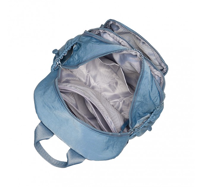Рюкзак женский из полиэстера голубой BAGS4LIFE 66903