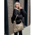 Сумка жіноча з натуральної шкіри бежева BAGS4LIFE A358