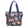 Жіноча сумка-шопер з поліестера синій принт BAGS4LIFE 91003