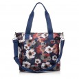 Жіноча сумка-шопер з поліестера синій принт BAGS4LIFE 91003