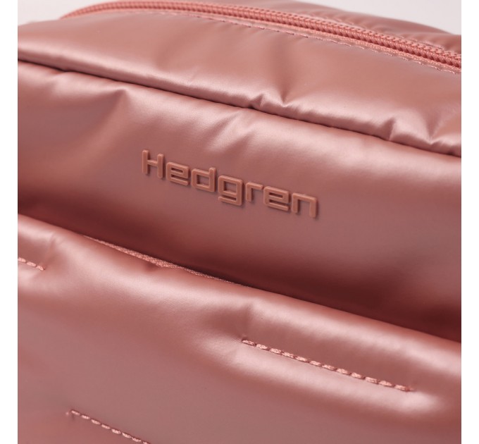 Сумка жіноча кросовер з поліестера рожева HEDGREN COCOON HCOCN02/411-02