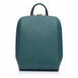 Рюкзак жіночий з натуральної шкіри зелений Vito Torelli 1012 темно-сизий міні