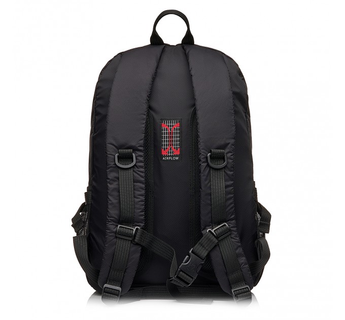 Мужской рюкзак из полиэстера черный VOLUNTEER 1875-01