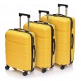 Велика валіза з поліпропілену BAGS4LIFE PP002 жовта