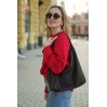 Женская сумка-хобо с натуральной кожи коричневая BAGS4LIFE 8599