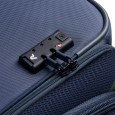 Большой чемодан тканевой синий Roncato Twin 413061/23