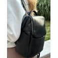 Женский рюкзак из натуральной кожи черный BAGS4LIFE 716
