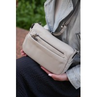 Жіноча сумка крос-боді молочна BAGS4LIFE 2073 маленька