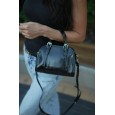 Жіноча сумка з натуральної шкіри чорна BAGS4LIFE 6857