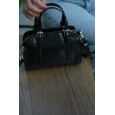 Жіноча сумка з натуральної шкіри чорна BAGS4LIFE 6857